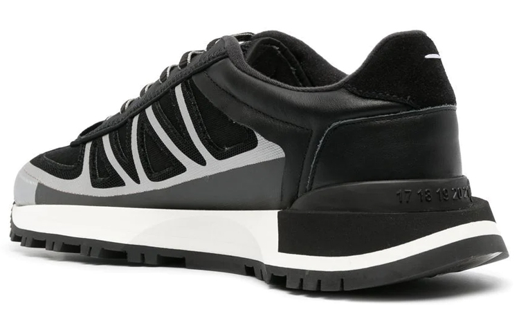 Shop (W) Maison Margiela 50-50 黑色时尚带低帮皮鞋 S58WS0217P5064H9407