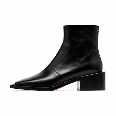 (W) Maison Margiela 6-Heel Ankle Boots 'All Black'