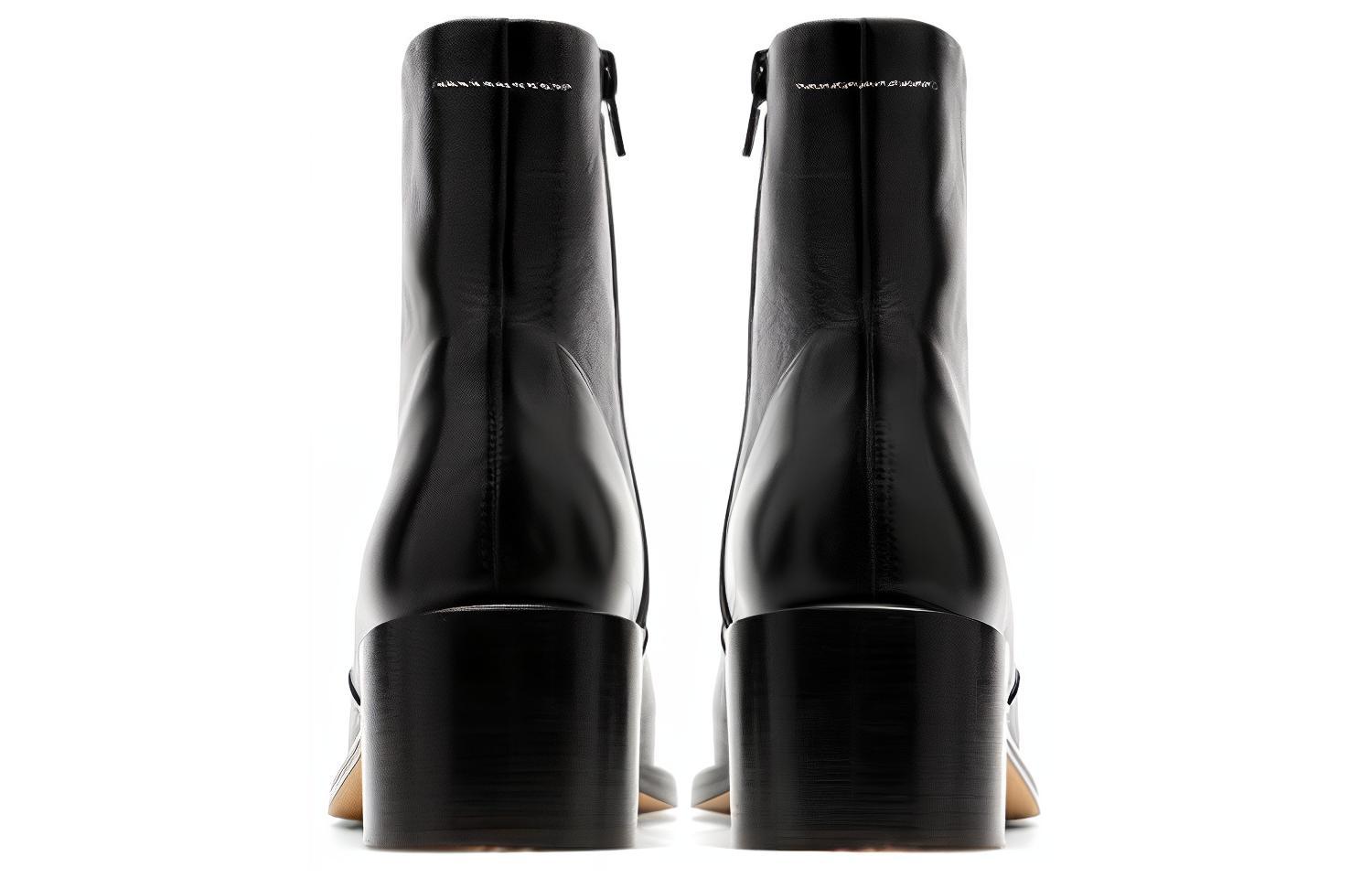 (W) Maison Margiela 6-Heel Ankle Boots 'All Black' 圖 3
