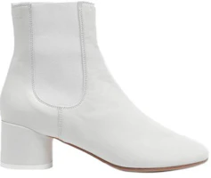 Order (W) Maison Margiela Sepatu Tumit Kulit "White Chelsea" 6-Ankle S59WU0104P2809T1004