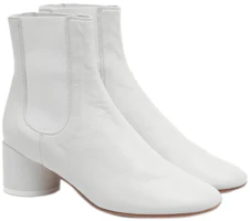Lookbook (W) Maison Margiela Sepatu Tumit Kulit "White Chelsea" 6-Ankle S59WU0104P2809T1004