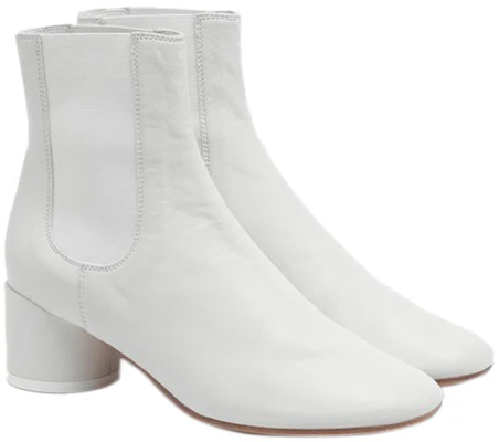 (W) Maison Margiela 6厘米高跟白色切尔西皮革短靴 S59WU0104P2809T1004 Lookbook (W) Maison Margiela 6厘米高跟白色切尔西皮革短靴 S59WU0104P2809T1004