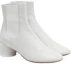 Lookbook (W) Maison Margiela 6厘米高跟白色切尔西皮革短靴 S59WU0104P2809T1004