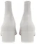 Shop (W) Maison Margiela 6厘米高跟白色切尔西皮革短靴 S59WU0104P2809T1004