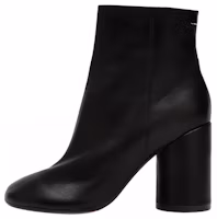 Buy (W) Maison Margiela Sepatu Boots Kulit Tumit 6 Hitam untuk Wanita S40WU0183P2809T8013
