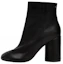 Buy (W) MM6 Maison Margiela 黑色皮革细跟踝靴 S40WU0183P2809T8013