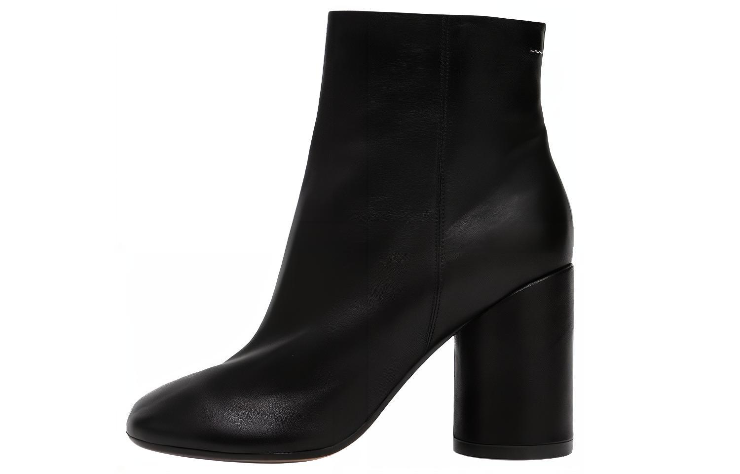 (Women) Maison Margiela 6-Heel Leather Ankle Boots 'Black' S40WU0183P2809T8013