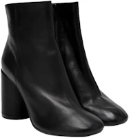 Lookbook (W) Maison Margiela Sepatu Boots Kulit Tumit 6 Hitam untuk Wanita S40WU0183P2809T8013