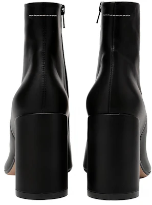 (W) MM6 Maison Margiela 黑色皮革细跟踝靴 S40WU0183P2809T8013 Shop (W) MM6 Maison Margiela 黑色皮革细跟踝靴 S40WU0183P2809T8013