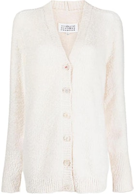 (W) Jersey Beige de Punto con Cuello en V y Mangas Largas Maison Margiela. SI0GP0002S17664101 Buy (W) Jersey Beige de Punto con Cuello en V y Mangas Largas Maison Margiela. SI0GP0002S17664101