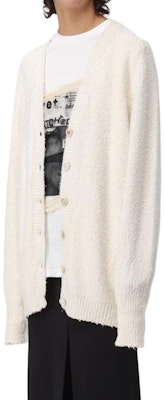 (W) Jersey Beige de Punto con Cuello en V y Mangas Largas Maison Margiela. SI0GP0002S17664101 Lookbook (W) Jersey Beige de Punto con Cuello en V y Mangas Largas Maison Margiela. SI0GP0002S17664101