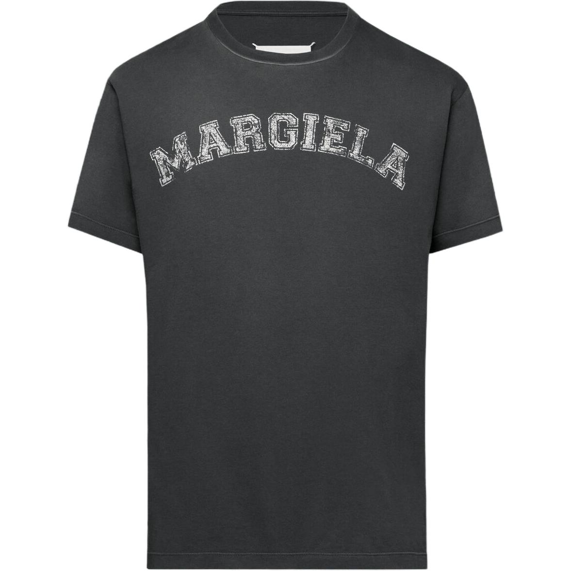 (Women) Maison Margiela  Black Logo Cotton Jersey Short Sleeve T-Shirt S51GC0523S20079970