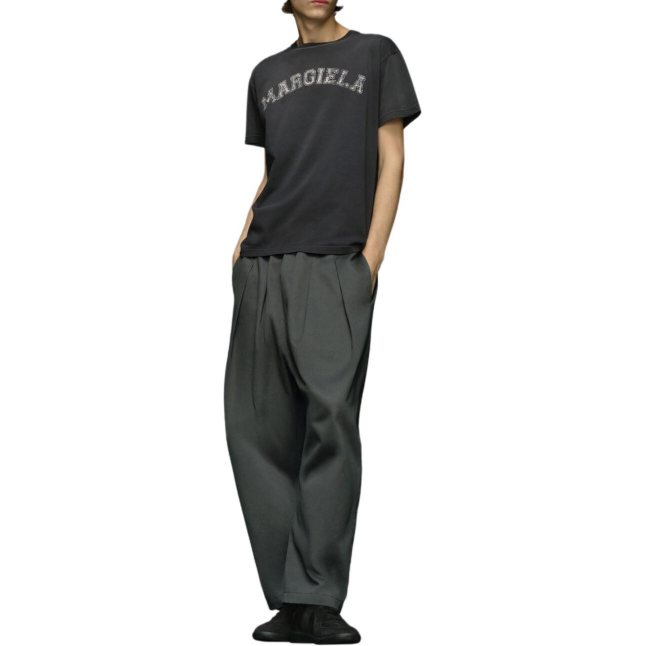 (Women) Maison Margiela  Black Logo Cotton Jersey Short Sleeve T-Shirt S51GC0523S20079970 圖 4