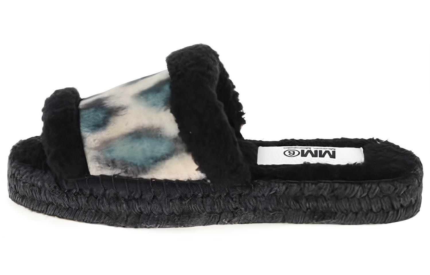 (Women) Maison Margiela 'Black Polyester Fashion Slide' S59WP0128P3497H8261