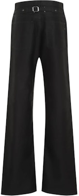 (W) メゾンマルジェラ ブラック ワイドレッグ デニム ジッパージーンズ S29LA0100M35096900 Lookbook (W) メゾンマルジェラ ブラック ワイドレッグ デニム ジッパージーンズ S29LA0100M35096900