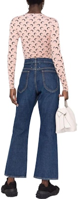 (W) Maison Margiela Jeans Azul de Tiro Alto Acampanados al Tobillo S51LA0158S30561-983 Shop (W) Maison Margiela Jeans Azul de Tiro Alto Acampanados al Tobillo S51LA0158S30561-983