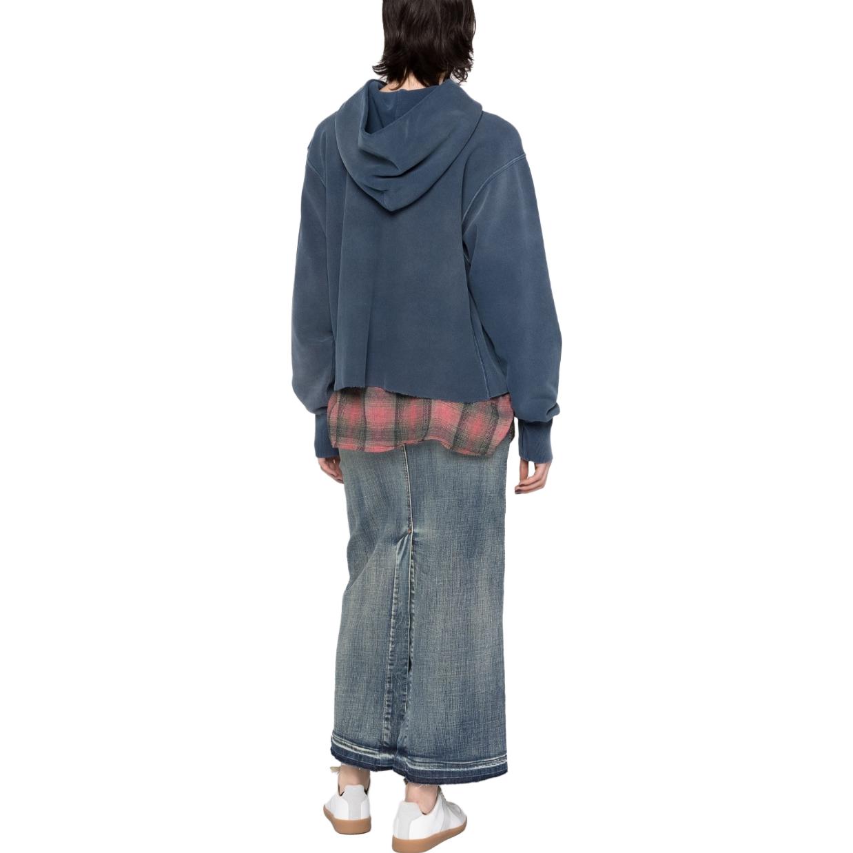 Lookbook (W) Maison Margiela Sudadera Azul con Estampado Gráfico de Logo S51GU0127S25570