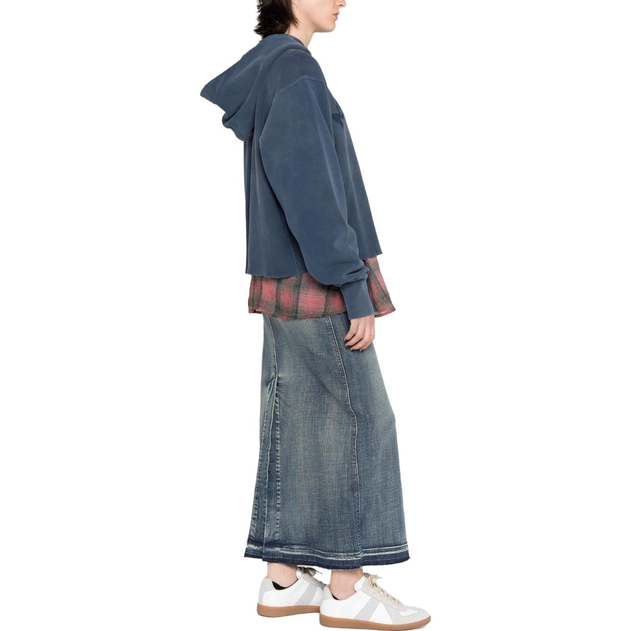 Shop (W) Maison Margiela Sudadera Azul con Estampado Gráfico de Logo S51GU0127S25570