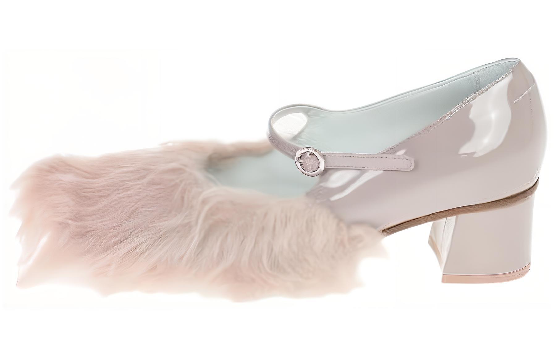 (Women) Maison Margiela 'Buckle Fashion Chunky Heel Pink' S40WL0096P3735T5168