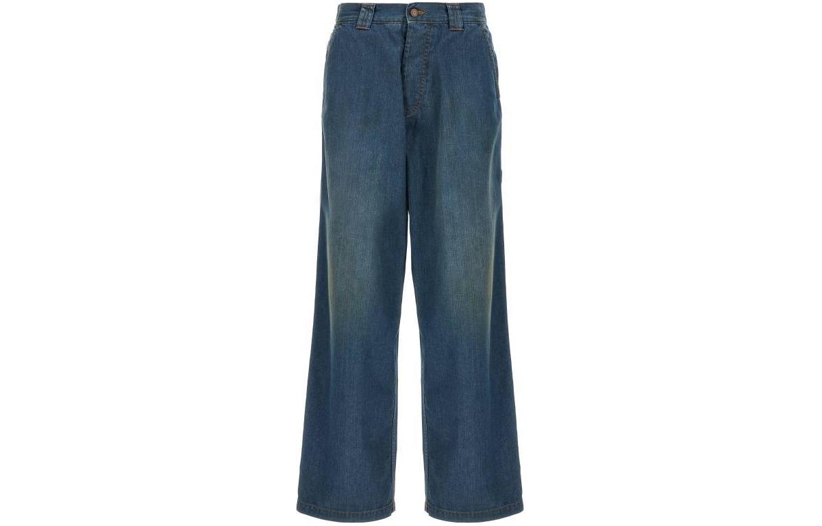 Order (W) Maison Margiela Jeans de Pierna Recta con Cremallera Azul Colorblock S51LA0171S30876961