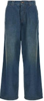 Order (Women) Maison Margiela Colorblock Zipper Straight-Leg Jeans Blue S51LA0171S30876961