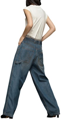 (W) Maison Margiela Jeans de Pierna Recta con Cremallera Azul Colorblock S51LA0171S30876961 Purchase (W) Maison Margiela Jeans de Pierna Recta con Cremallera Azul Colorblock S51LA0171S30876961