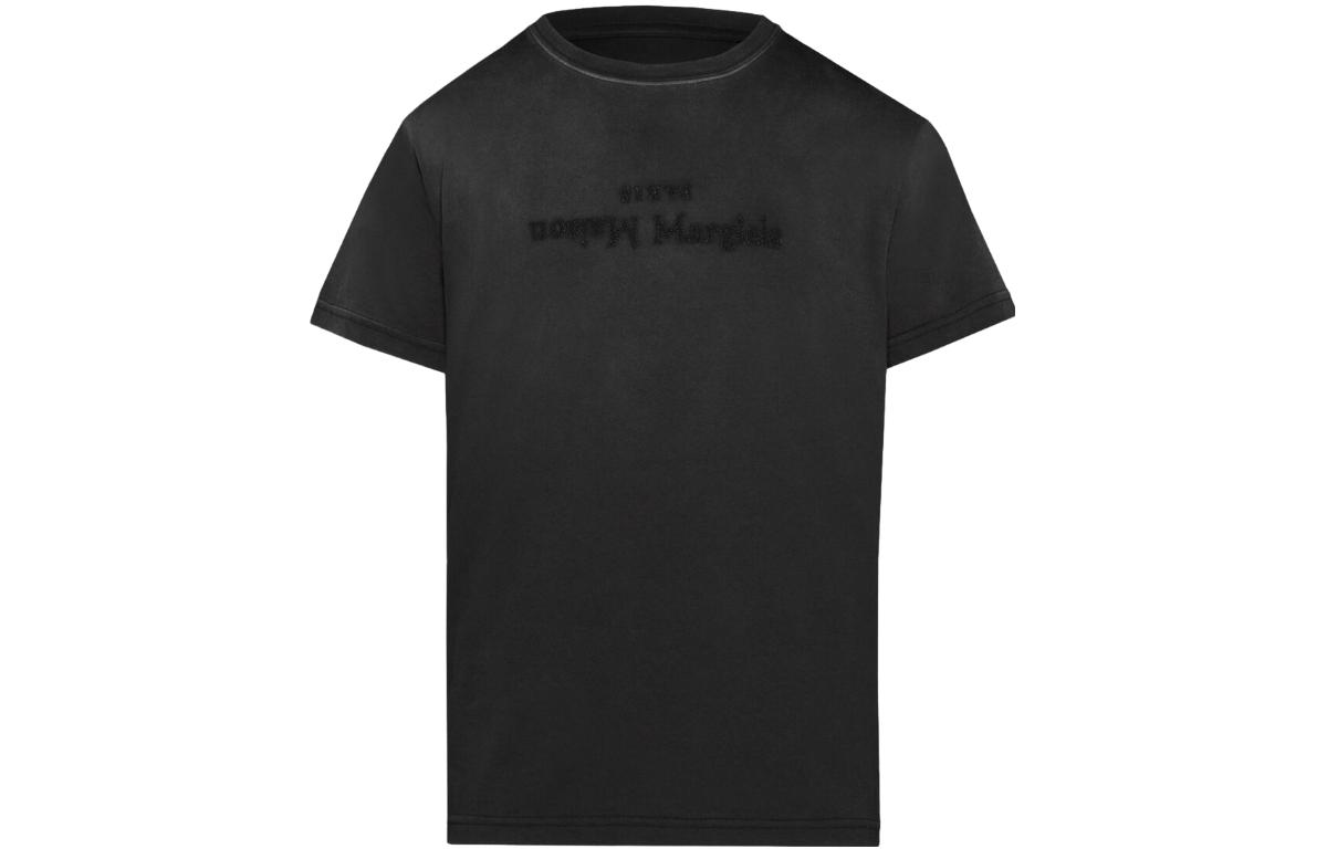 Order (W) Camiseta Maison Margiela Gris Logo Oversize Cuello Redondo SS24. S51GC0526S20079970