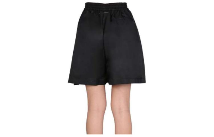 Lookbook (W) Maison Margiela Celana Pendek High-Waist Loose Fit Hitam S52MU0077-S53984-900