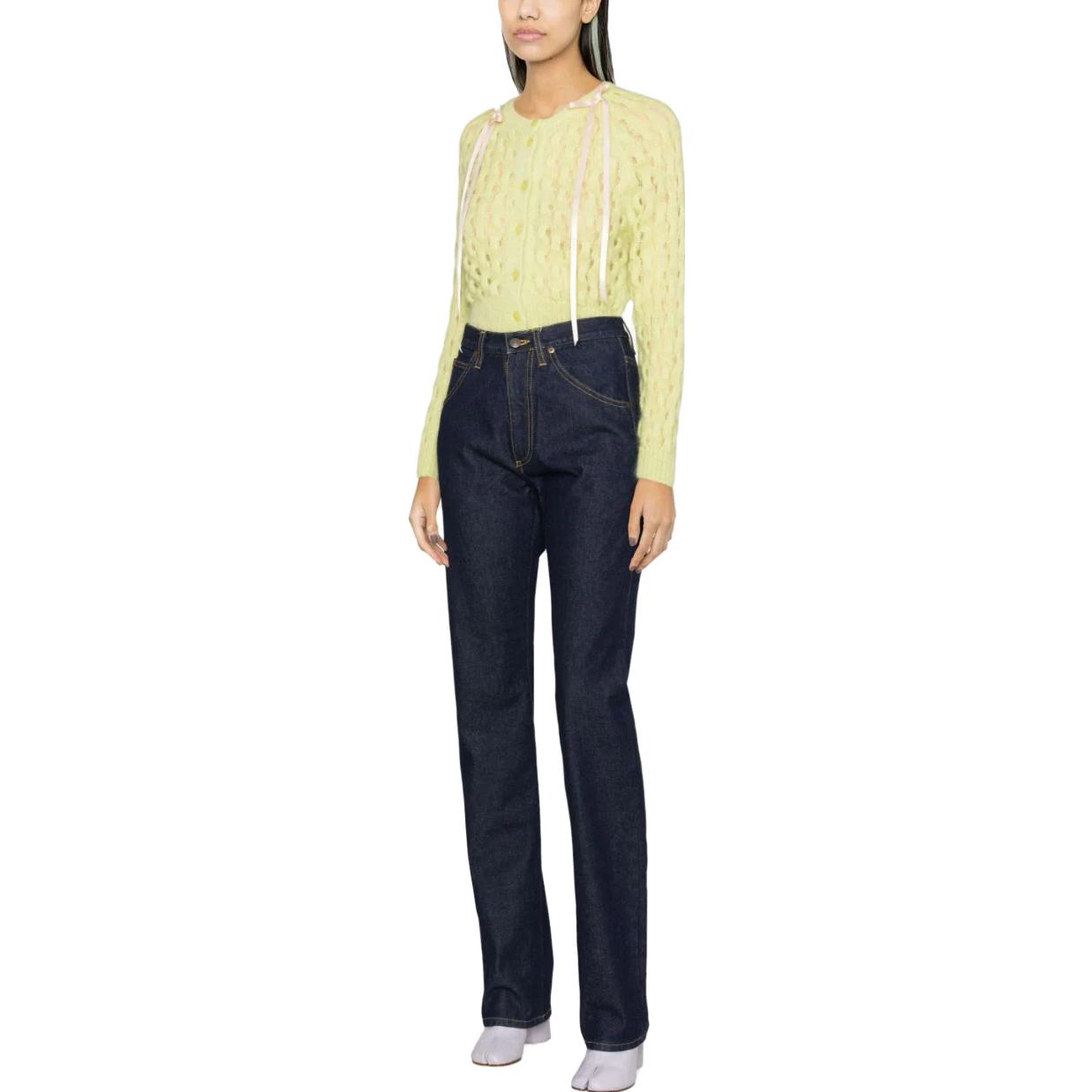 Purchase (W) Jeans Azul de Talle Alto y Pierna Recta Maison Margiela S29LA0096S30854-470