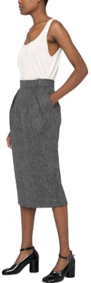 (W) Maison Margiela 高腰休闲中长裙 S51MA0484S54246-001F Shop (W) Maison Margiela 高腰休闲中长裙 S51MA0484S54246-001F