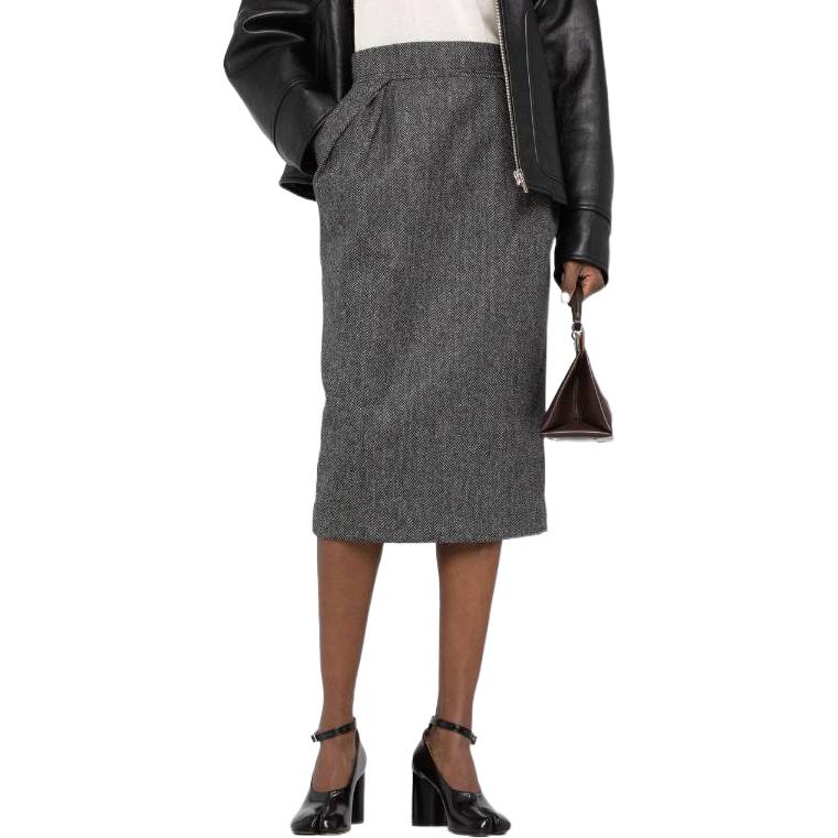 Purchase (W) Maison Margiela 高腰休闲中长裙 S51MA0484S54246-001F