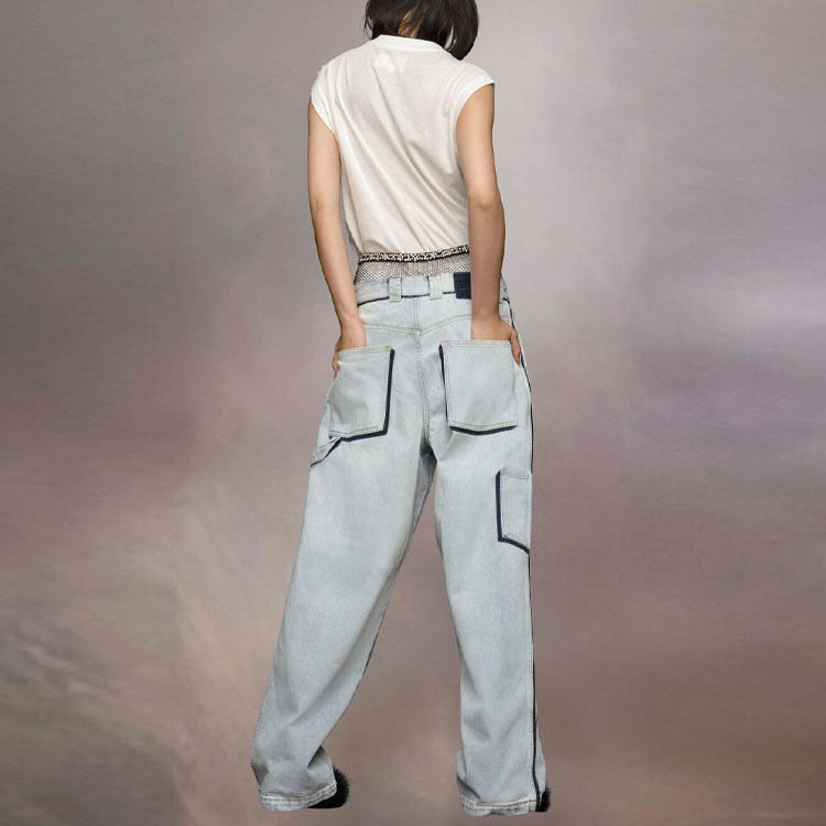 (Women) Maison Margiela  Light Blue Straight-Leg Mid-Rise Jeans. S51LA0174S30870-965 圖 4