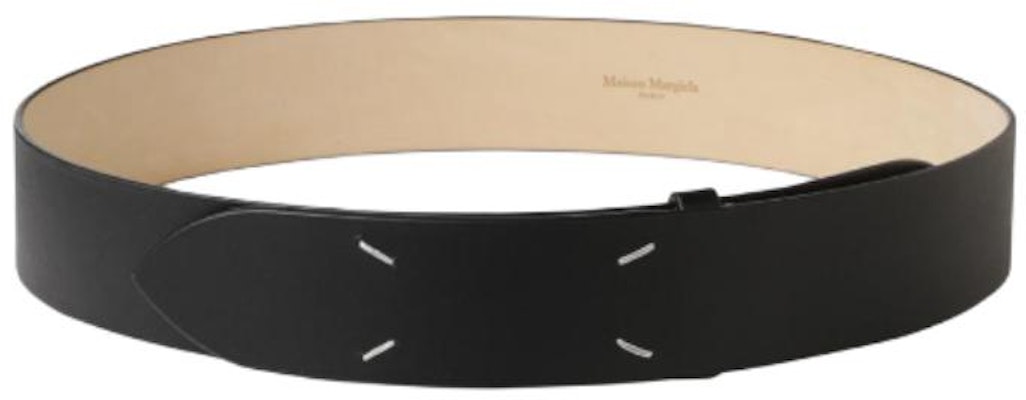 (W) Maison Margiela 原创设计黑色小牛皮腰带 4.5cm宽 sa1tp0006-p5871-t8013 Order (W) Maison Margiela 原创设计黑色小牛皮腰带 4.5cm宽 sa1tp0006-p5871-t8013