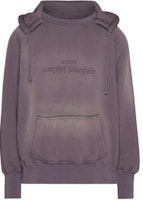(Women) Maison Margiela Purple Reverse Logo Hoodie Sweatshirt Loose Fit. S51GU0128STJ401962 (Women) Maison Margiela Purple Reverse Logo Hoodie Sweatshirt Loose Fit. S51GU0128STJ401962