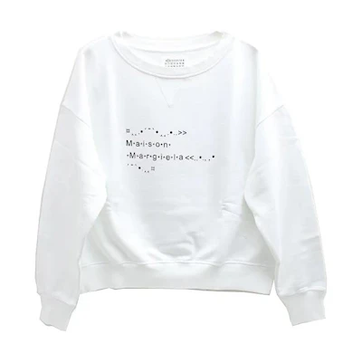 (Women) Maison Margiela Solid Color Crew Neck Long Sleeve T-Shirt S51GU0112S25498100L