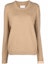 Buy (W) Maison Margiela SS22 Sweater Wol Khaki Cashmere Pullover. S31HA0836S17907153F