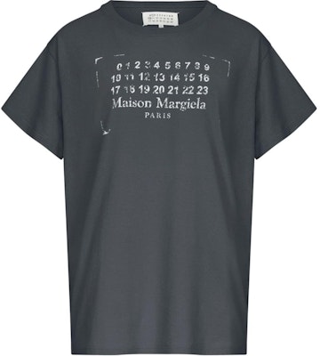 (W) Maison Margiela Kaos Hitam Lurus Logo Cetak SS25. S51GC0534S24575-969 Buy (W) Maison Margiela Kaos Hitam Lurus Logo Cetak SS25. S51GC0534S24575-969