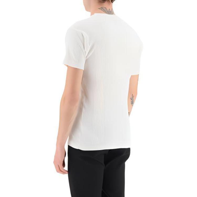 Purchase (W) メゾン マルジェラ ホワイト ロゴパッチ クルーネック Tシャツ SS23 コレクション S50GC0688S24430102