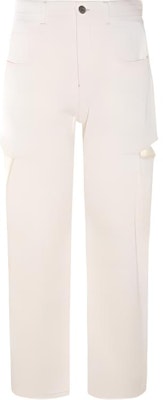 (W) メゾンマルジェラ ホワイト ルーズフィット ストレートジップジーンズ S51LA0106S47399099 Buy (W) メゾンマルジェラ ホワイト ルーズフィット ストレートジップジーンズ S51LA0106S47399099