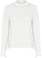 (Women) Maison Margiela White Wool Pullover Sweater FW21 S51HA1148S17814103F (Women) Maison Margiela White Wool Pullover Sweater FW21 S51HA1148S17814103F