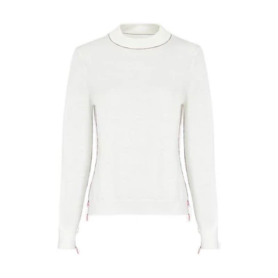 (Women) Maison Margiela White Wool Pullover Sweater FW21 S51HA1148S17814103F