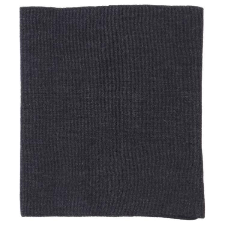 Lookbook (W) Maison Margiela Bufanda de Lana Tejida Diseño Sólido - Gris S51TE0103M13057