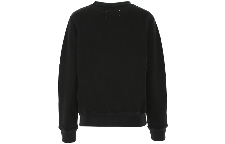 Lookbook (W) Maison Margiela Abstract Print Crewneck Sweatshirt Hitam S29GU0069S25403900