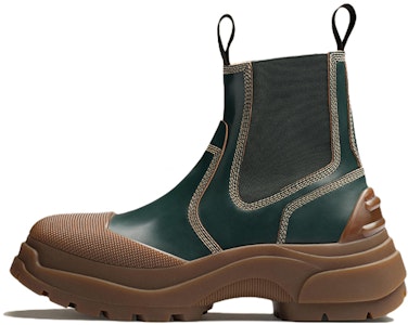 (W) Maison Margiela 绿色拼色厚底切尔西靴 S38WU0379P3744H9409 Buy (W) Maison Margiela 绿色拼色厚底切尔西靴 S38WU0379P3744H9409