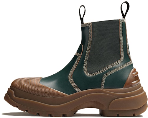 (Women) Maison Margiela Alex Green 'Color-Block Chunky Sole Chelsea Boot' S38WU0379P3744H9409 Buy (Women) Maison Margiela Alex Green 'Color-Block Chunky Sole Chelsea Boot' S38WU0379P3744H9409