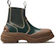 Order (W) Maison Margiela Alex Vert ''Bottes Chelsea à Semelle Épaisse Color Block'' S38WU0379P3744H9409