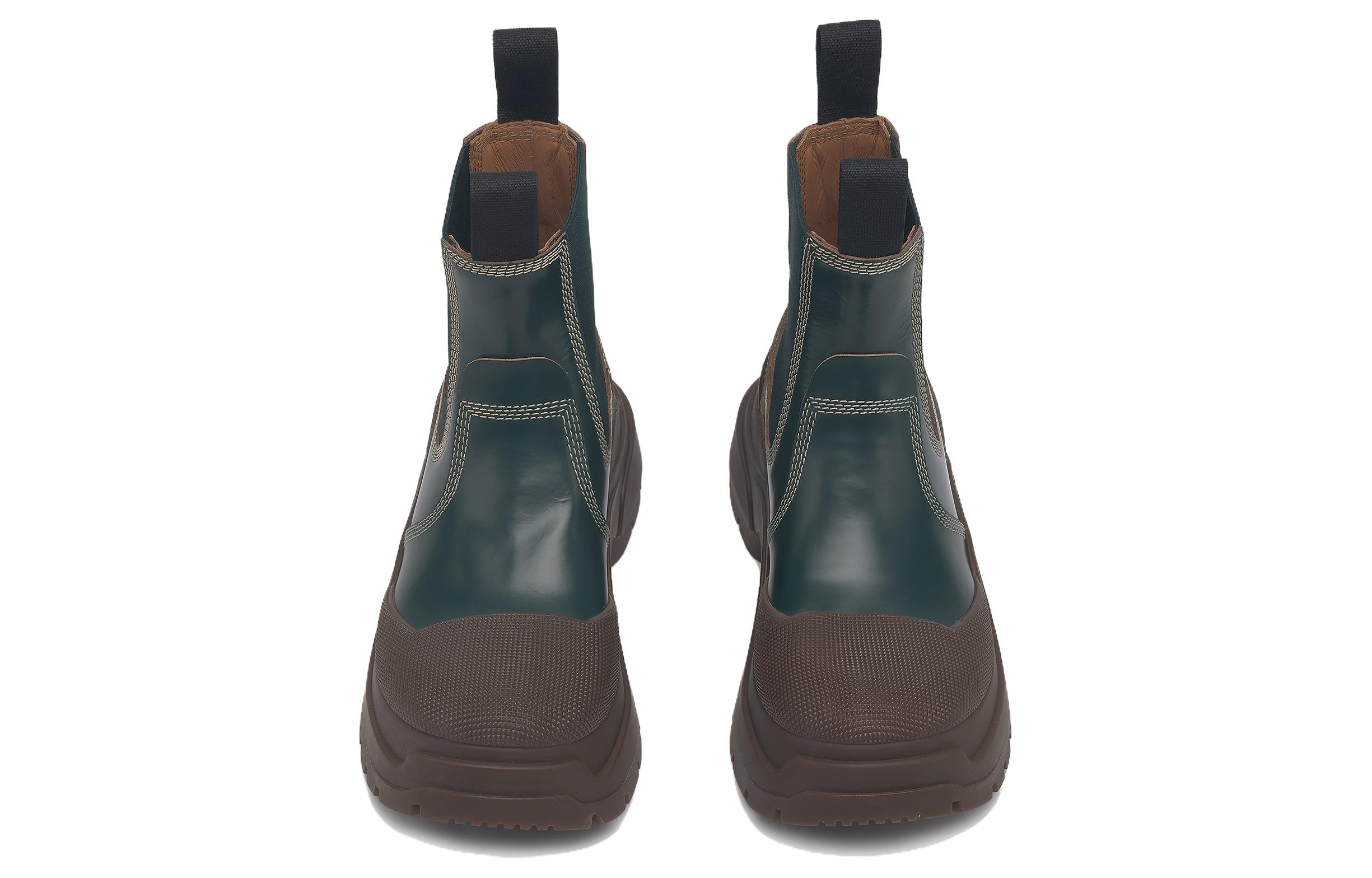 Lookbook (W) Maison Margiela Alex Vert ''Bottes Chelsea à Semelle Épaisse Color Block'' S38WU0379P3744H9409