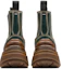 Shop (W) Maison Margiela Alex Vert ''Bottes Chelsea à Semelle Épaisse Color Block'' S38WU0379P3744H9409