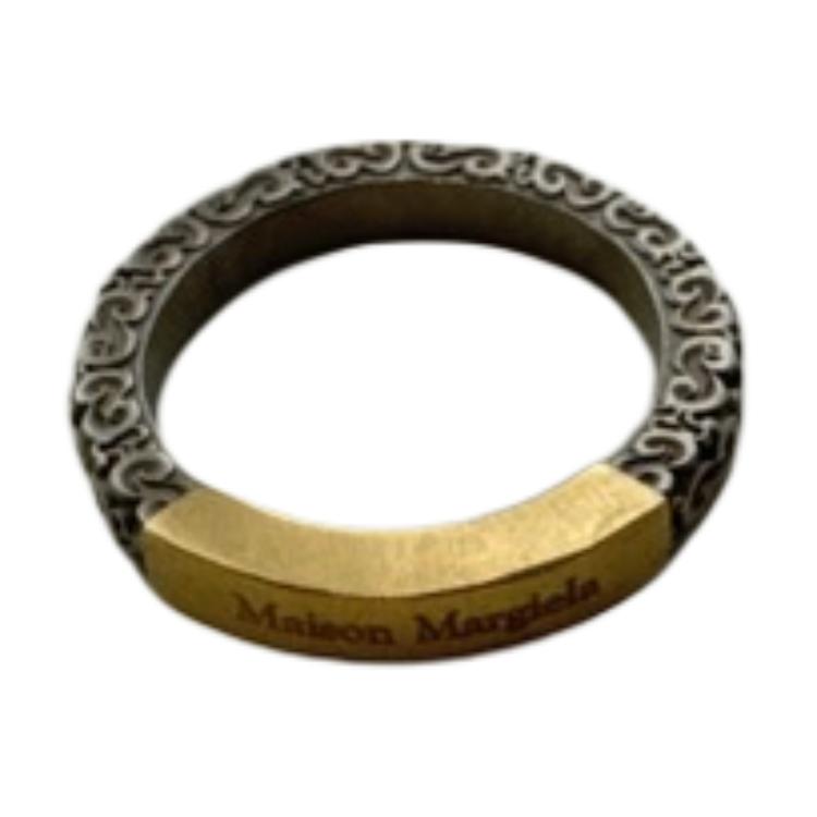 (Women) Maison Margiela Alphabet Logo Silver Ring -  Fashion Accessory SM3UQ0036-S12961-961