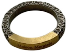 (Women) Maison Margiela Alphabet Logo Silver Ring - Fashion Accessory SM3UQ0036-S12961-961 (Women) Maison Margiela Alphabet Logo Silver Ring - Fashion Accessory SM3UQ0036-S12961-961